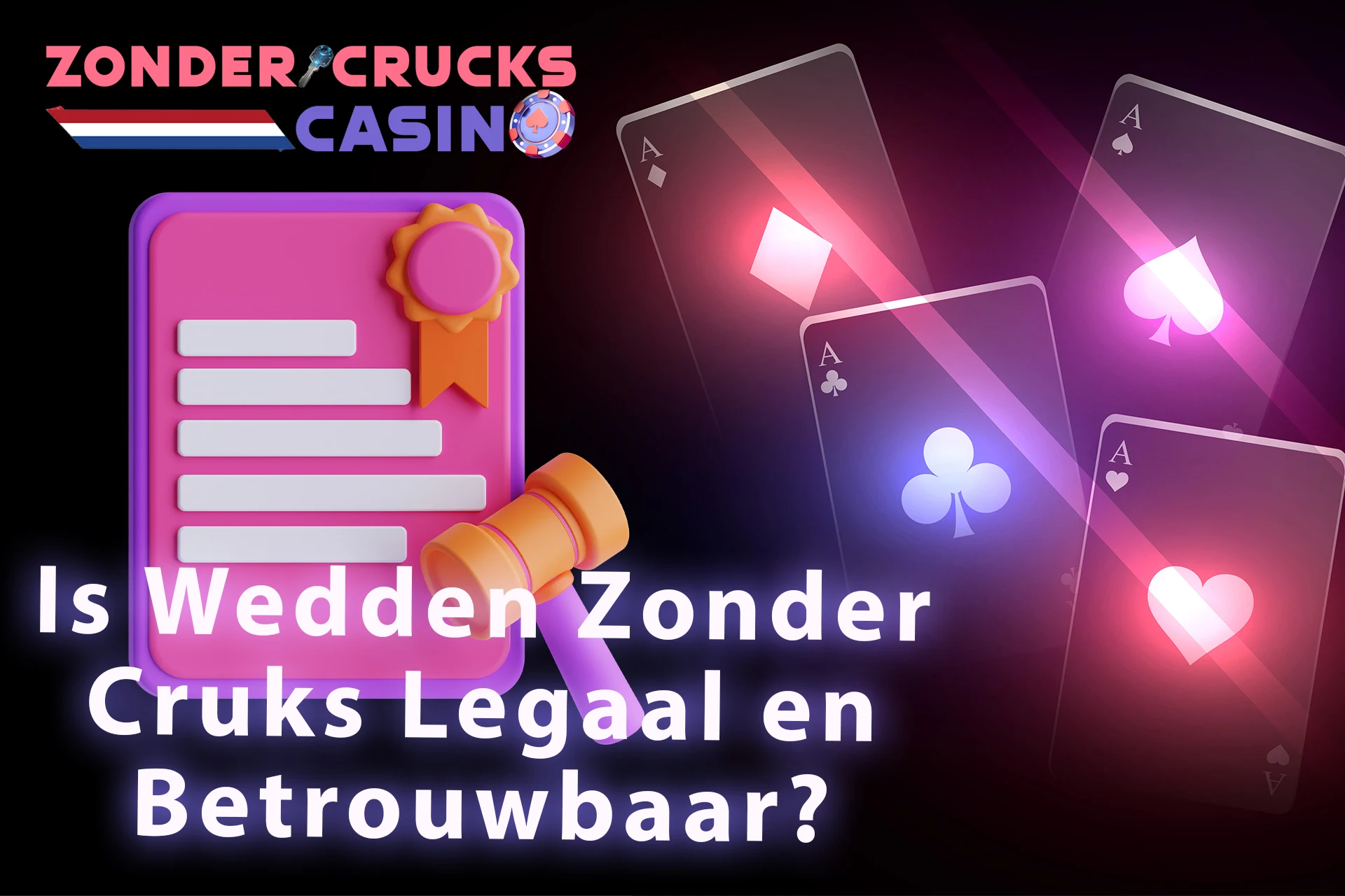 Als u de juiste bookmaker zonder Cruks kiest, zijn de risico's minimaal.